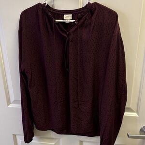 a new day Deep Purple Blouse